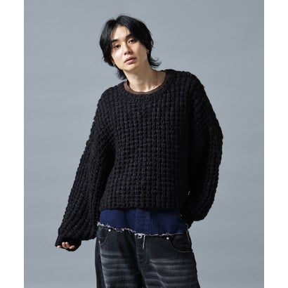 エルエイチピー L.H.P. DS／WAFFLE KNIT CN （グレー）｜詳細画像