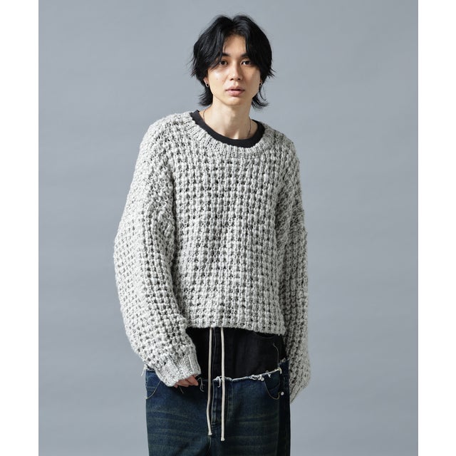 DS／WAFFLE KNIT CN （グレー）