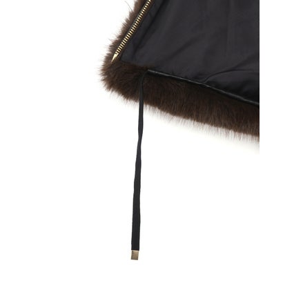 DS／ECO FUR HOOD BZ （ブラウン）｜詳細画像