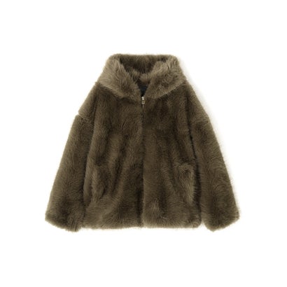 DS／ECO FUR HOOD BZ （ブラウン）｜詳細画像