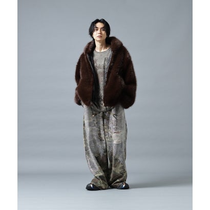 エルエイチピー L.H.P. DS／ECO FUR HOOD BZ （ブラウン）｜詳細画像