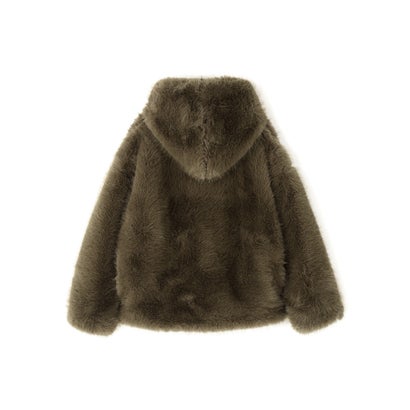 DS／ECO FUR HOOD BZ （ブラウン）｜詳細画像