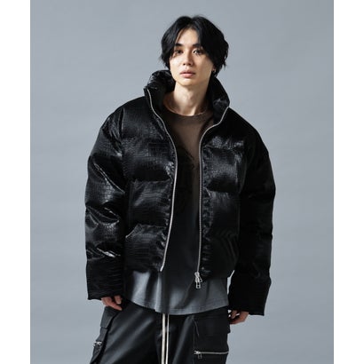 DS／FAUX LEATHER SHORT BZ CROCO （ブラック1）｜詳細画像