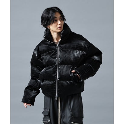 DS／FAUX LEATHER SHORT BZ CROCO （ブラック1）｜詳細画像