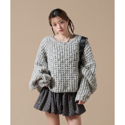 エルエイチピー L.H.P. DS／WAFFLE KNIT CN （ブラック）｜詳細画像
