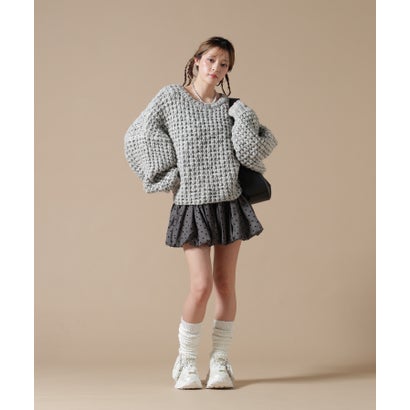 エルエイチピー L.H.P. DS／WAFFLE KNIT CN （ブラック）｜詳細画像