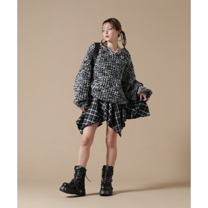 エルエイチピー L.H.P. DS／WAFFLE KNIT CN （ブラック）｜詳細画像