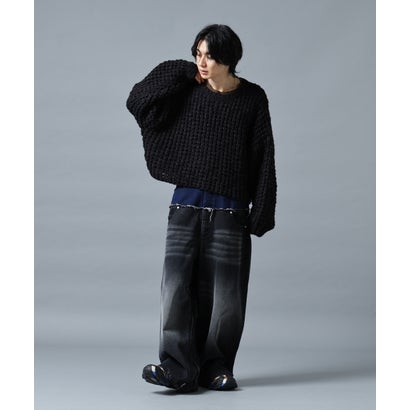 エルエイチピー L.H.P. DS／WAFFLE KNIT CN （ブラック）｜詳細画像