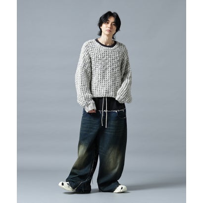 エルエイチピー L.H.P. DS／WAFFLE KNIT CN （ブラック）｜詳細画像