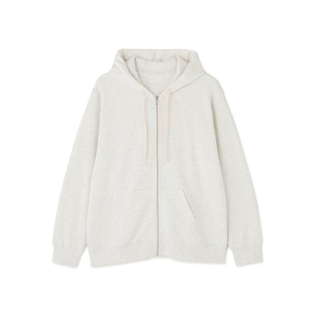 Hanes／SWEATS SHIRO ジッフアップフーディー （ホワイト）