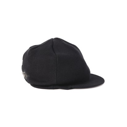Sup／Crs L Patch Brim Knit Beni （ブラック）｜詳細画像
