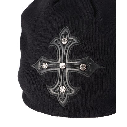 Sup／Crs L Patch Brim Knit Beni （ブラック）｜詳細画像