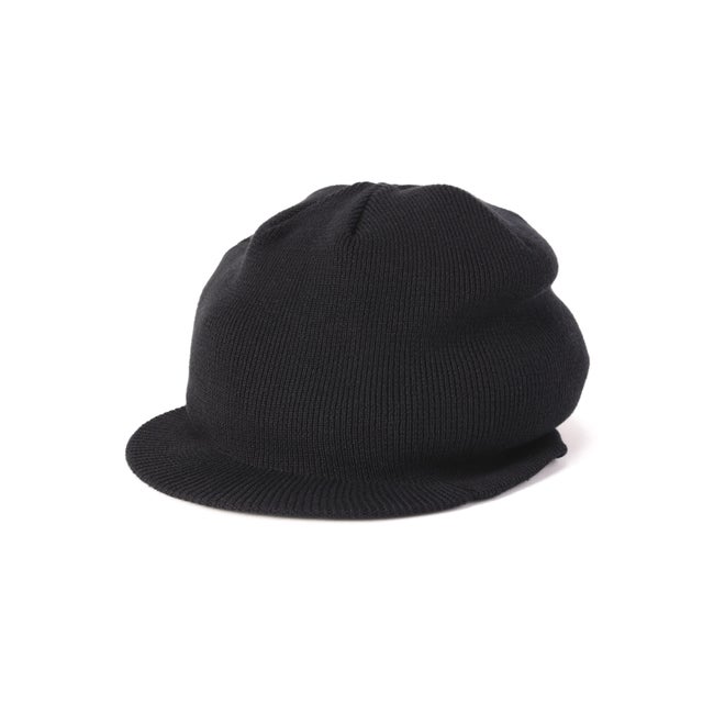 Sup／Crs L Patch Brim Knit Beni （ブラック）