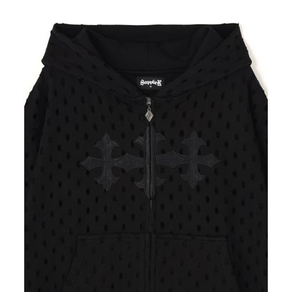 Sup／Punchedーout 2 Layer Hd Zip （ブラック）｜詳細画像