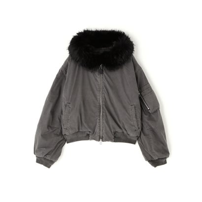 DS／CN FURHOOD MAー1 （ブラック）｜詳細画像