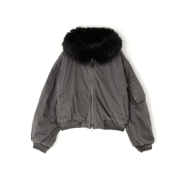 DS／CN FURHOOD MAー1 （ブラック）