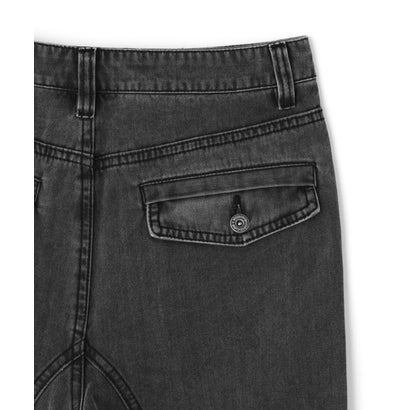 エルエイチピー L.H.P. DND4DES/ディーエヌディーフォーデス/Washed Paneled Strap-Tacked Jeans （グレー）｜詳細画像
