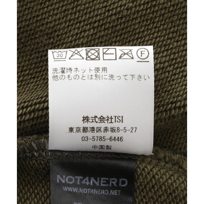 エルエイチピー L.H.P. NOT4NERD/ノットフォーナード/4444 Raw Edge Wash Pull Hoodie （ブラック）｜詳細画像