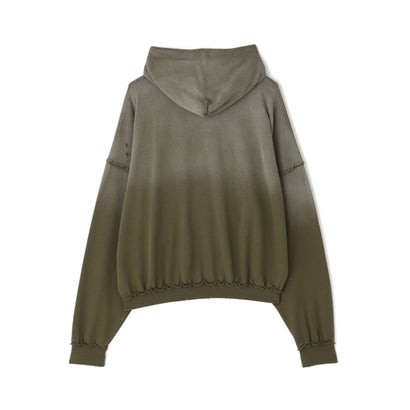 エルエイチピー L.H.P. NOT4NERD/ノットフォーナード/4444 Raw Edge Wash Pull Hoodie （ブラック）｜詳細画像