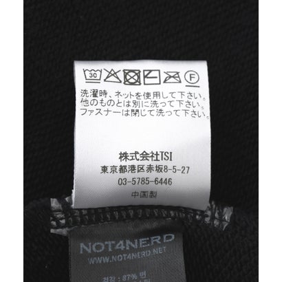 エルエイチピー L.H.P. NOT4NERD/ノットフォーナード/Faith Not Distressed Hoodie ZipUp （ブラック）｜詳細画像