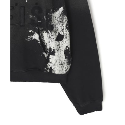 エルエイチピー L.H.P. NOT4NERD/ノットフォーナード/Faith Not Distressed Hoodie ZipUp （ブラック）｜詳細画像