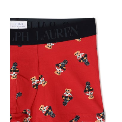 エルエイチピー L.H.P. POLO RALPH LAUREN/ポロラルフローレン/Moto Jacket Bear Print Boxer Brief （レッド）｜詳細画像