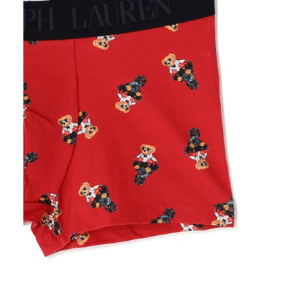 エルエイチピー L.H.P. POLO RALPH LAUREN/ポロラルフローレン/Moto Jacket Bear Print Boxer Brief （レッド）｜詳細画像