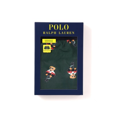 エルエイチピー L.H.P. POLO RALPH LAUREN/ポロラルフローレン/Moto Jacket Bear Print Boxer Brief （グリーン）｜詳細画像