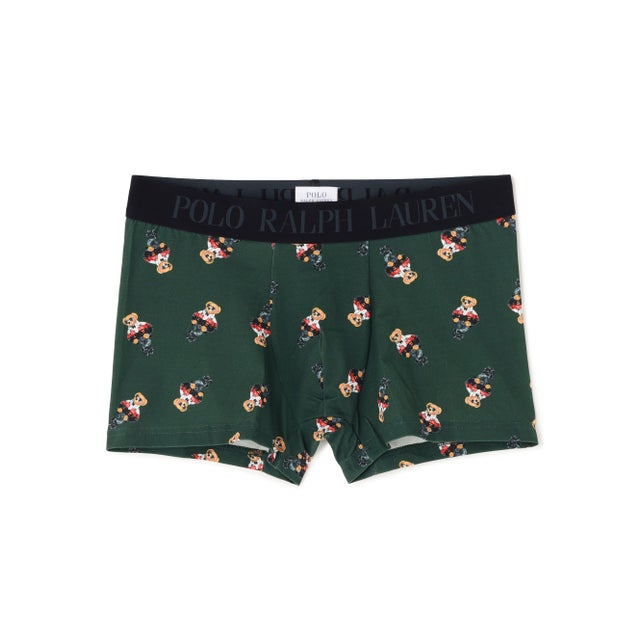 POLO RALPH LAUREN/ポロラルフローレン/Moto Jacket Bear Print Boxer Brief （グリーン）