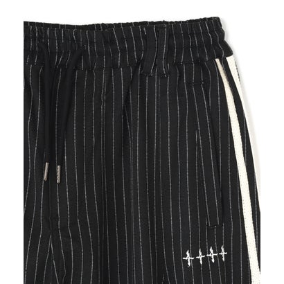 エルエイチピー L.H.P. NOT4NERD/ノットフォーナード/Stripe Balloon Track Pants （ブラック）｜詳細画像