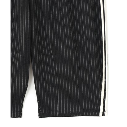 エルエイチピー L.H.P. NOT4NERD/ノットフォーナード/Stripe Balloon Track Pants （ブラック）｜詳細画像