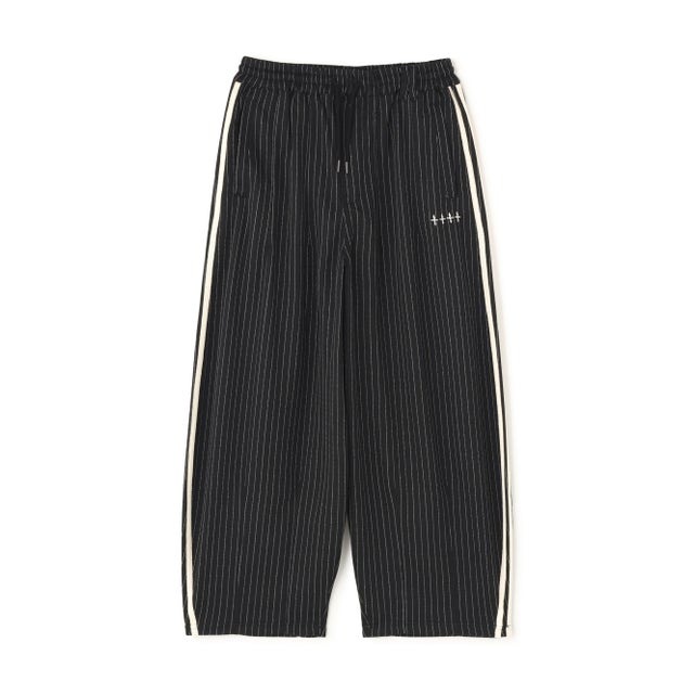 NOT4NERD/ノットフォーナード/Stripe Balloon Track Pants （ブラック）