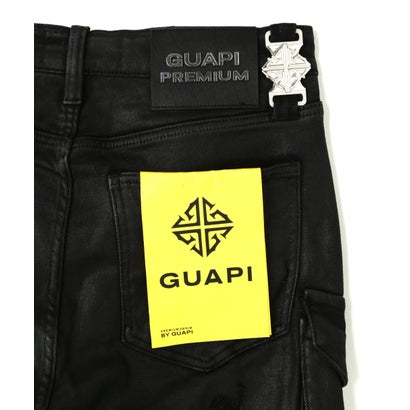 エルエイチピー L.H.P. GUAPI/グアピ/Black Ops Waxed Straight Leg Denim （ブラック）｜詳細画像