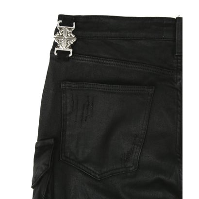 エルエイチピー L.H.P. GUAPI/グアピ/Black Ops Waxed Straight Leg Denim （ブラック）｜詳細画像