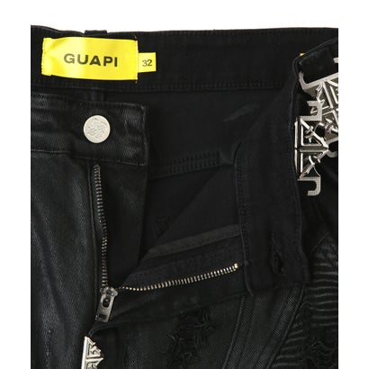エルエイチピー L.H.P. GUAPI/グアピ/Black Ops Waxed Straight Leg Denim （ブラック）｜詳細画像