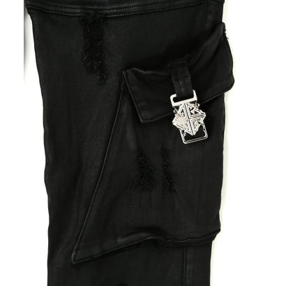 エルエイチピー L.H.P. GUAPI/グアピ/Black Ops Waxed Straight Leg Denim （ブラック）｜詳細画像