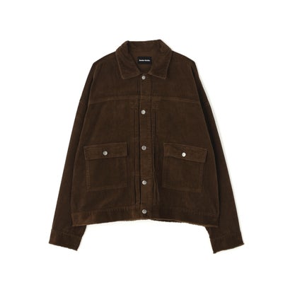 エルエイチピー L.H.P. ODS／CODUROY TRUCKER JKT （ブラック）｜詳細画像