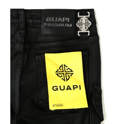 エルエイチピー L.H.P. GUAPI/グアピ/Embellished Black Ops Waxed Denim （ブラック）｜詳細画像