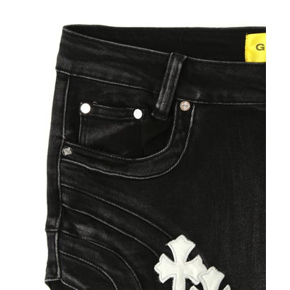 エルエイチピー L.H.P. GUAPI/グアピ/Obsidian Black Cross Buckle Denim （ブラック）｜詳細画像