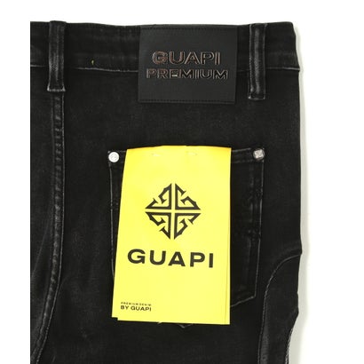 エルエイチピー L.H.P. GUAPI/グアピ/Obsidian Black Cross Buckle Denim （ブラック）｜詳細画像