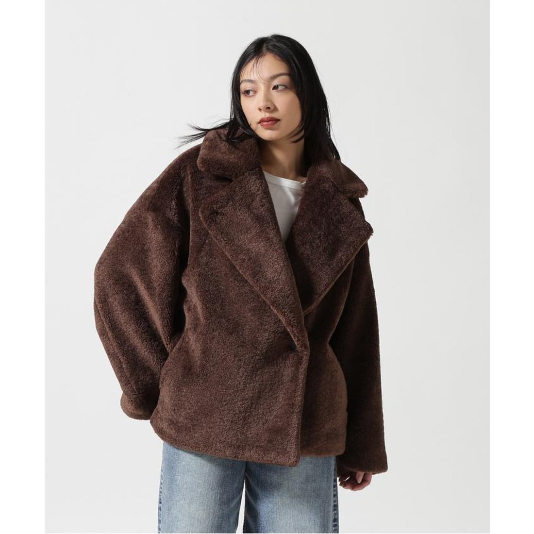 エルエイチピー L.H.P. MANOF/マノフ/W BREASTED BOA JACKET 