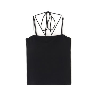エルエイチピー L.H.P. CLANE／THIN CORD HALTER NECK （ホワイト）｜詳細画像