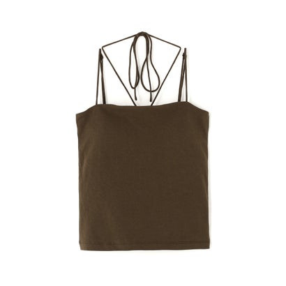 エルエイチピー L.H.P. CLANE／THIN CORD HALTER NECK （ホワイト）｜詳細画像