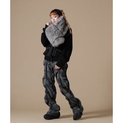 エルエイチピー L.H.P. DankeSchon/ダンケシェーン/WOMEN ECOFUR MUFFLER （ベージュ）｜詳細画像