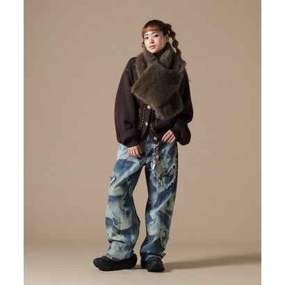 エルエイチピー L.H.P. DankeSchon/ダンケシェーン/WOMEN ECOFUR MUFFLER （ベージュ）｜詳細画像