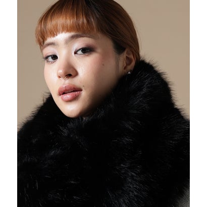 エルエイチピー L.H.P. DankeSchon/ダンケシェーン/WOMEN ECOFUR MUFFLER （ベージュ）｜詳細画像