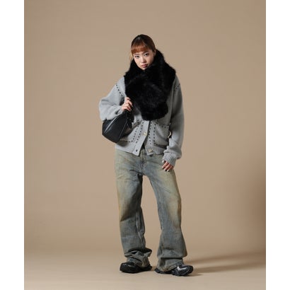 エルエイチピー L.H.P. DankeSchon/ダンケシェーン/WOMEN ECOFUR MUFFLER （ベージュ）｜詳細画像