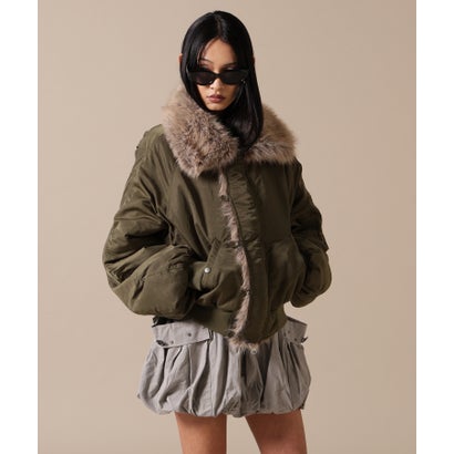 エルエイチピー L.H.P. DSW／RV FUR NYLON BZ （ブラック）｜詳細画像