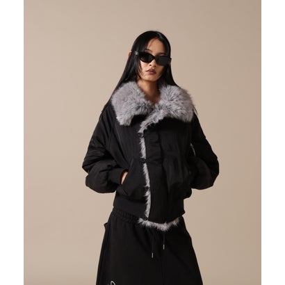エルエイチピー L.H.P. DSW／RV FUR NYLON BZ （ブラック）｜詳細画像