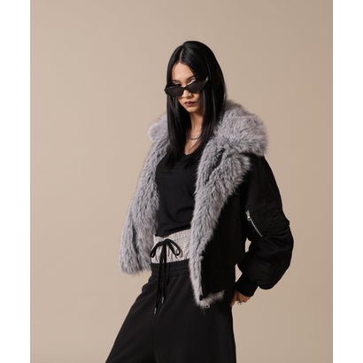 エルエイチピー L.H.P. DSW／RV FUR NYLON BZ （ブラック）｜詳細画像